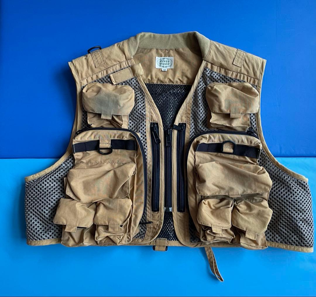 リバーガイド】 アップライト・メッシュ 90s フライフィッシングベスト