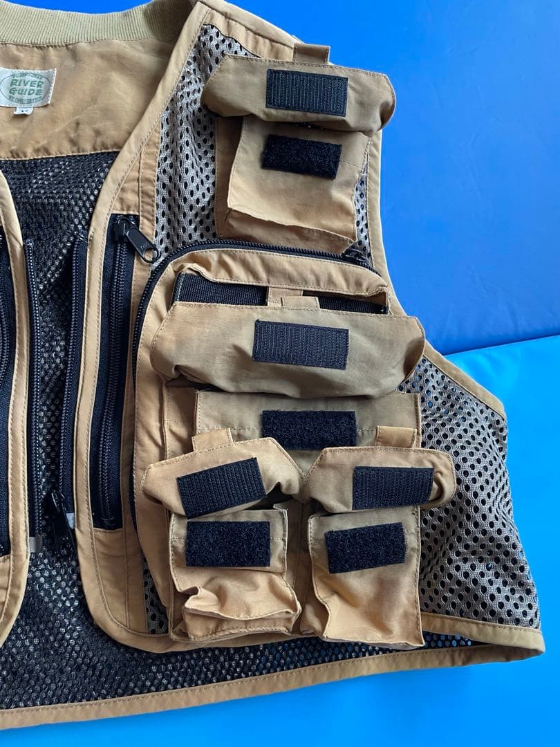 リバーガイド】 アップライト・メッシュ 90s フライフィッシングベスト