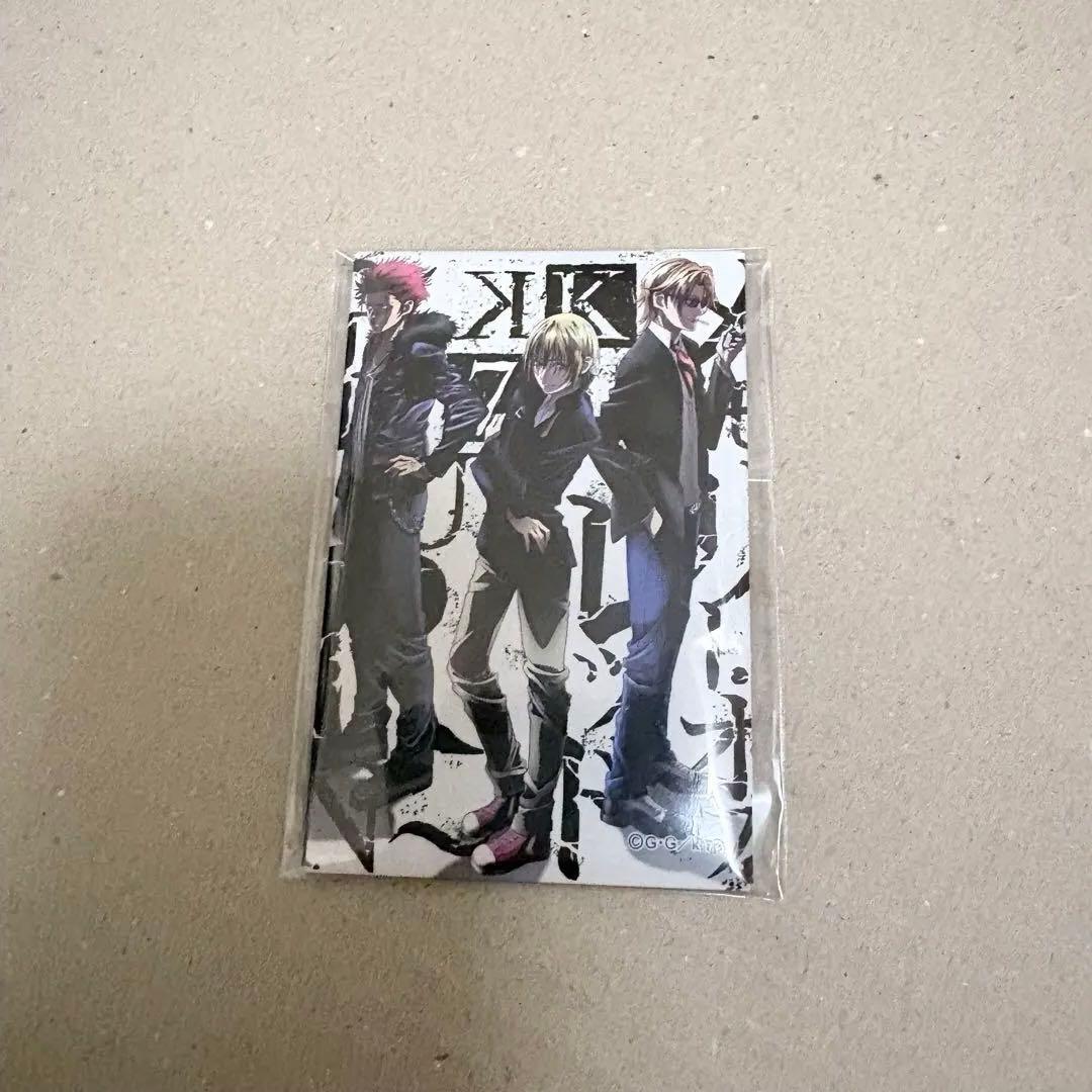 アニメK 缶バッジ ビジュアルスクエア k seven stories 草薙出雲