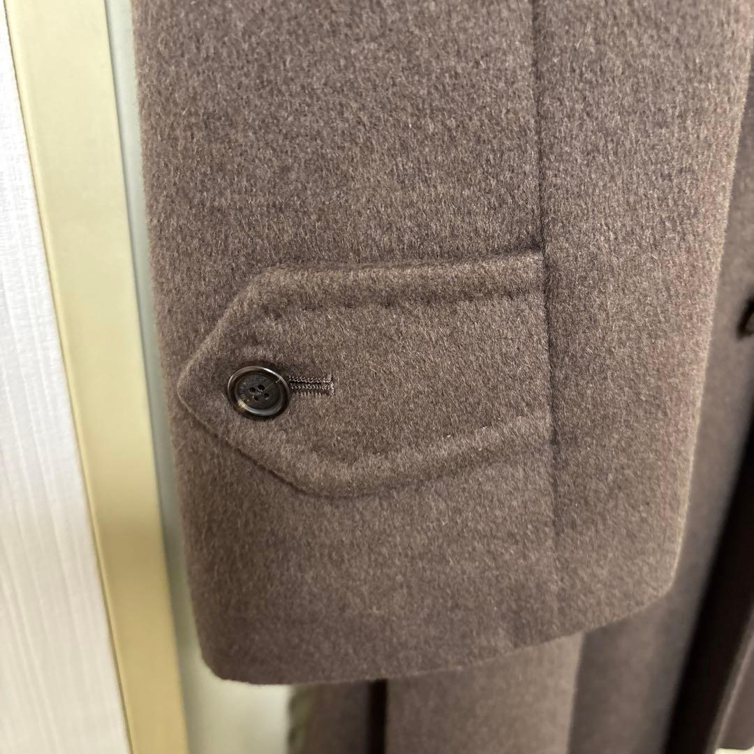 専用 BURBERRY カシミア、アンゴラ入りコートMサイズ ブラウン - メルカリ