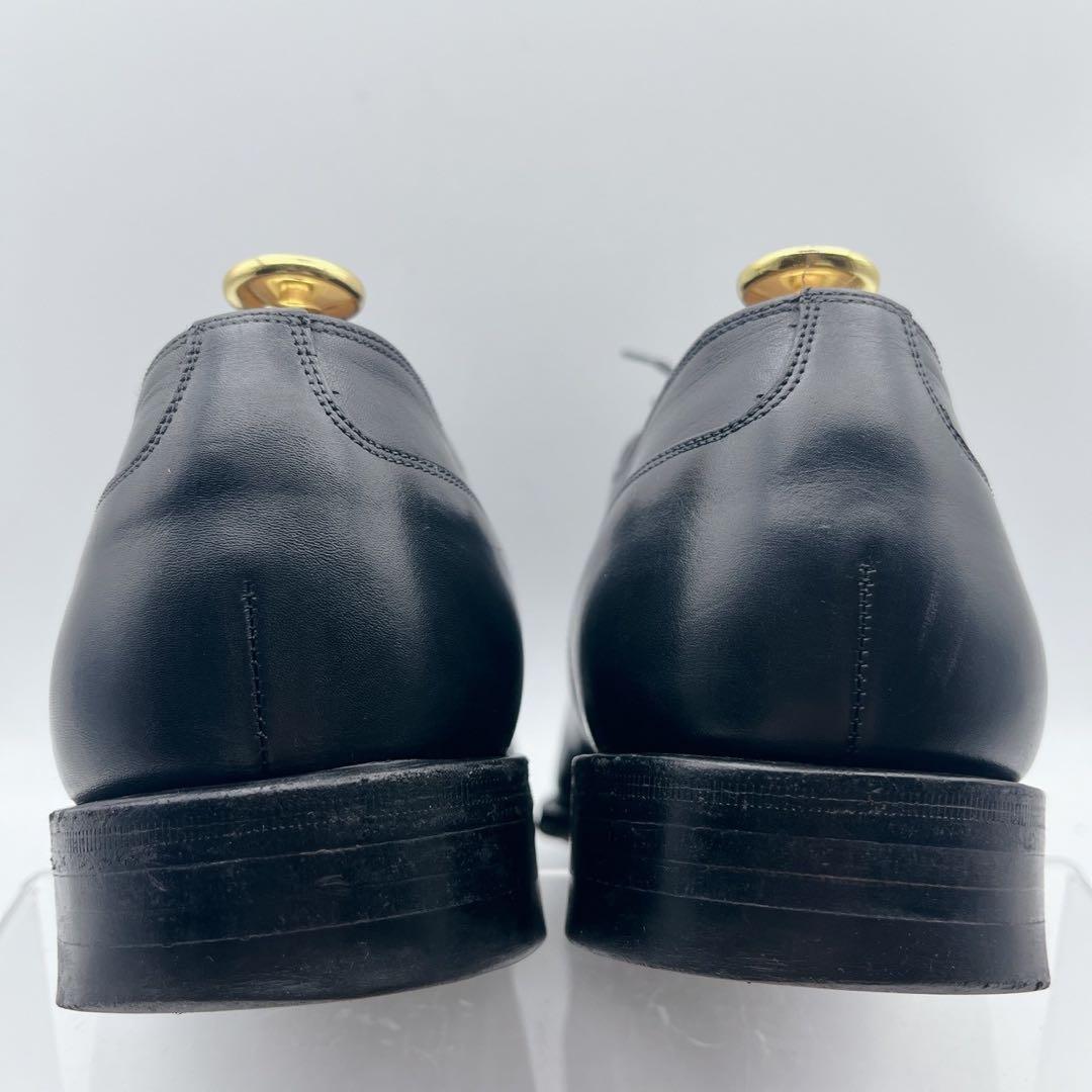 美品✨YANKO ヤンコー ストレートチップ 内羽根 ドレスシューズ 黒 8
