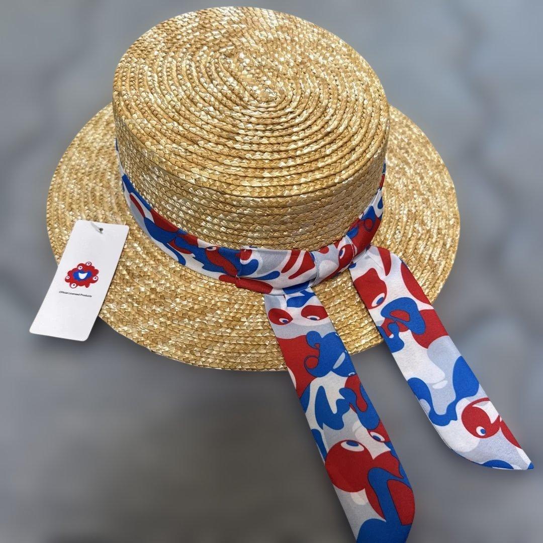 大阪 関西 万博 会場限定 ミャクミャク 麦わら 帽子 ナチュラル