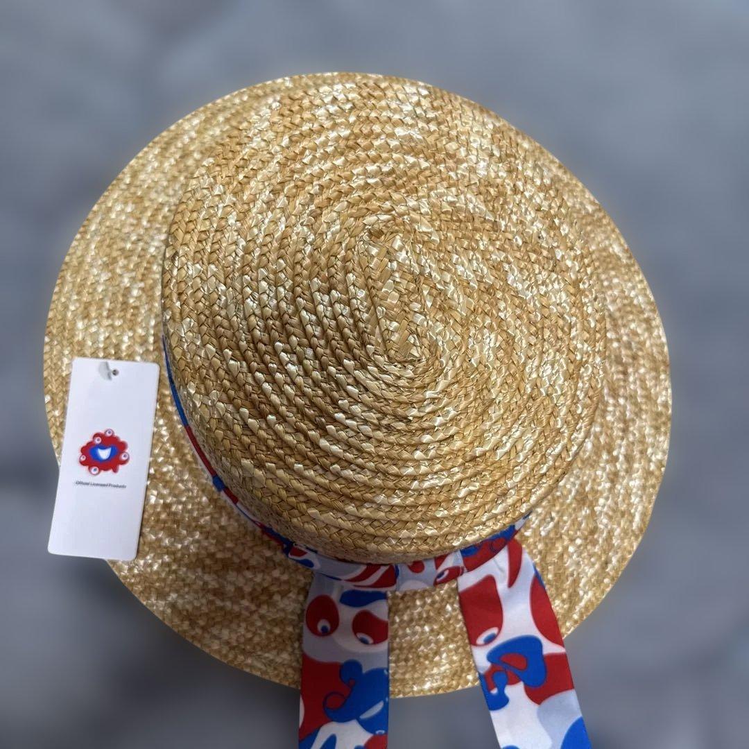 大阪 関西 万博 会場限定 ミャクミャク 麦わら 帽子 ナチュラル