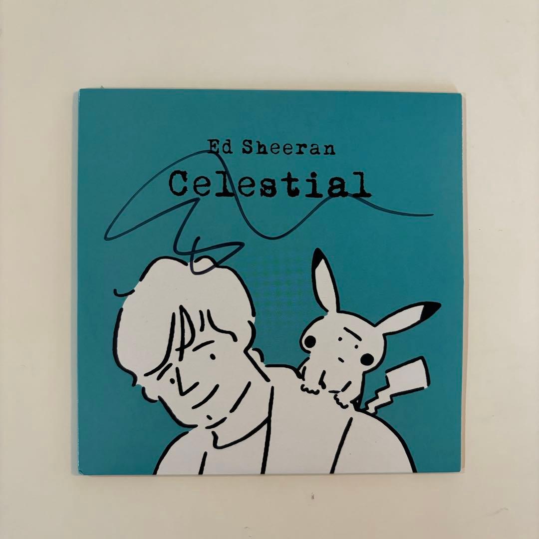 直筆サイン入りCD】Celestial - Ed Sheeran - メルカリ