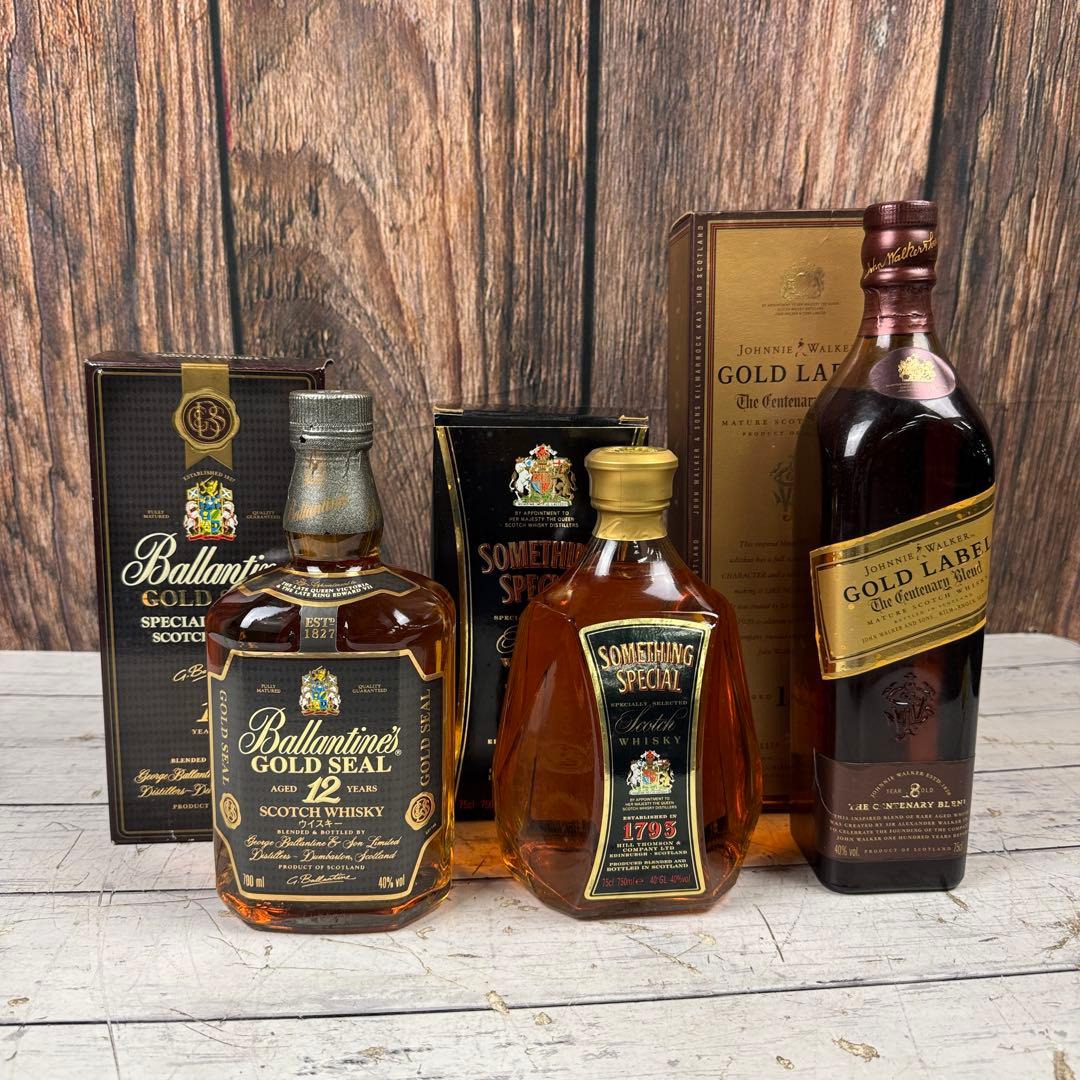未開封 ウイスキーまとめ バランタイン サムシングスペシャル ゴールドラベル 楽天市場】【ウィスキー】サムシングスペシャル 750ml 40％ SOMETHING