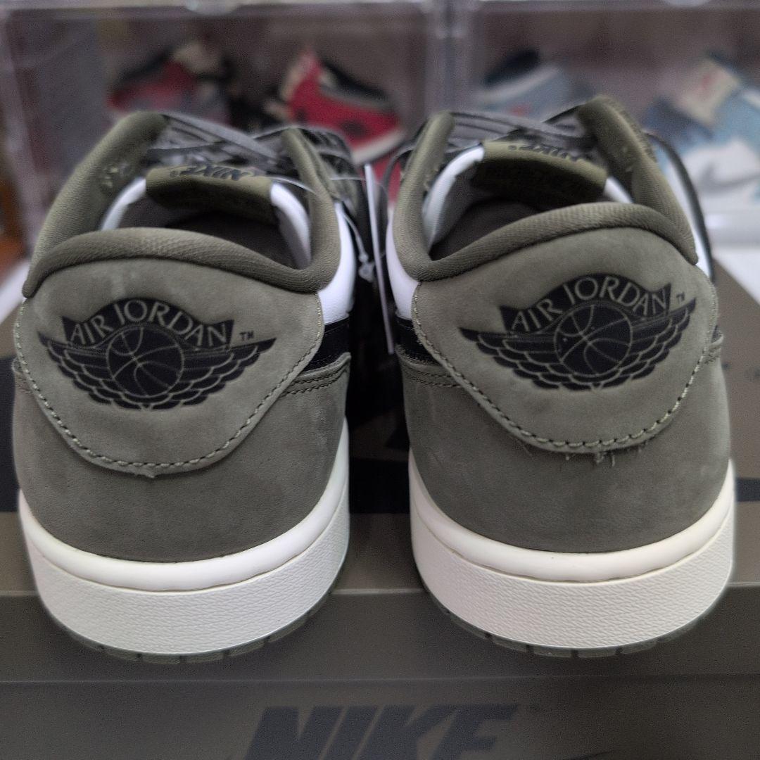 NIKE Air Jordan 1 Low ホワイト/オリーブ　27.5cm