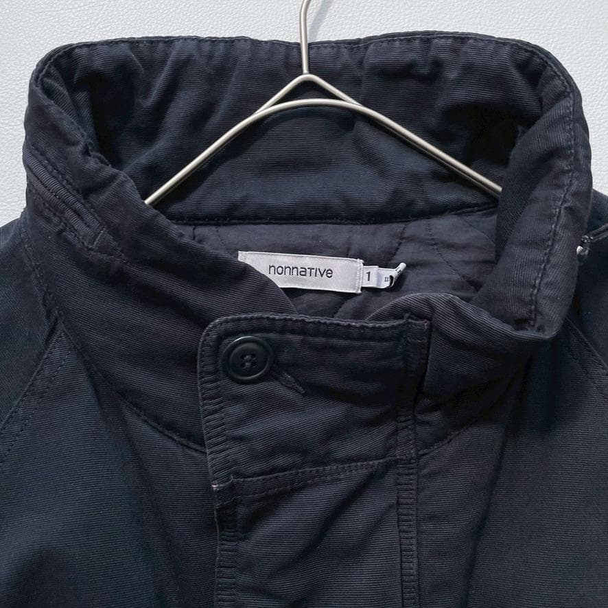 【山下智久着用モデル】nonnative キルティング中綿ジャケット 黒 M相当