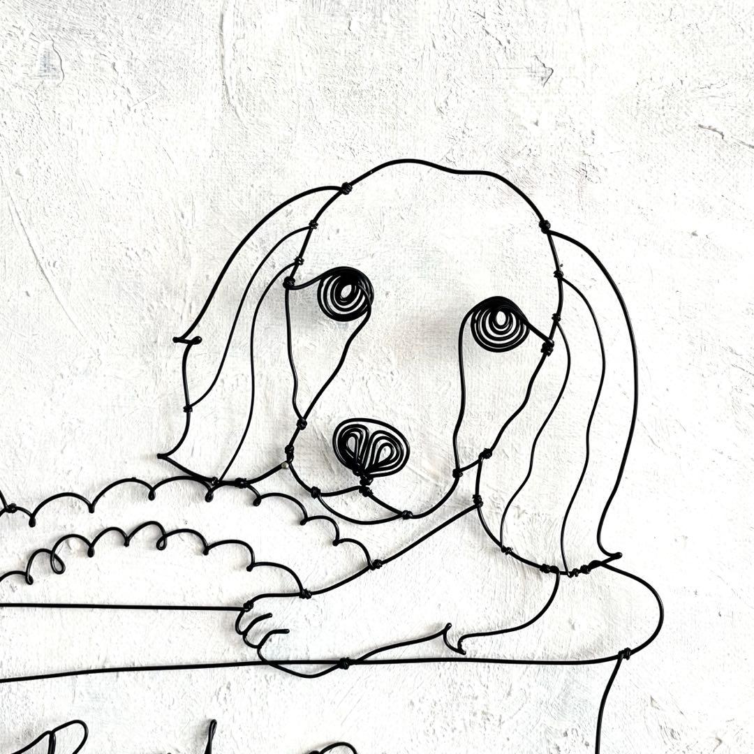 専用）ダックスフンド、アメコカのワイヤーアート3点