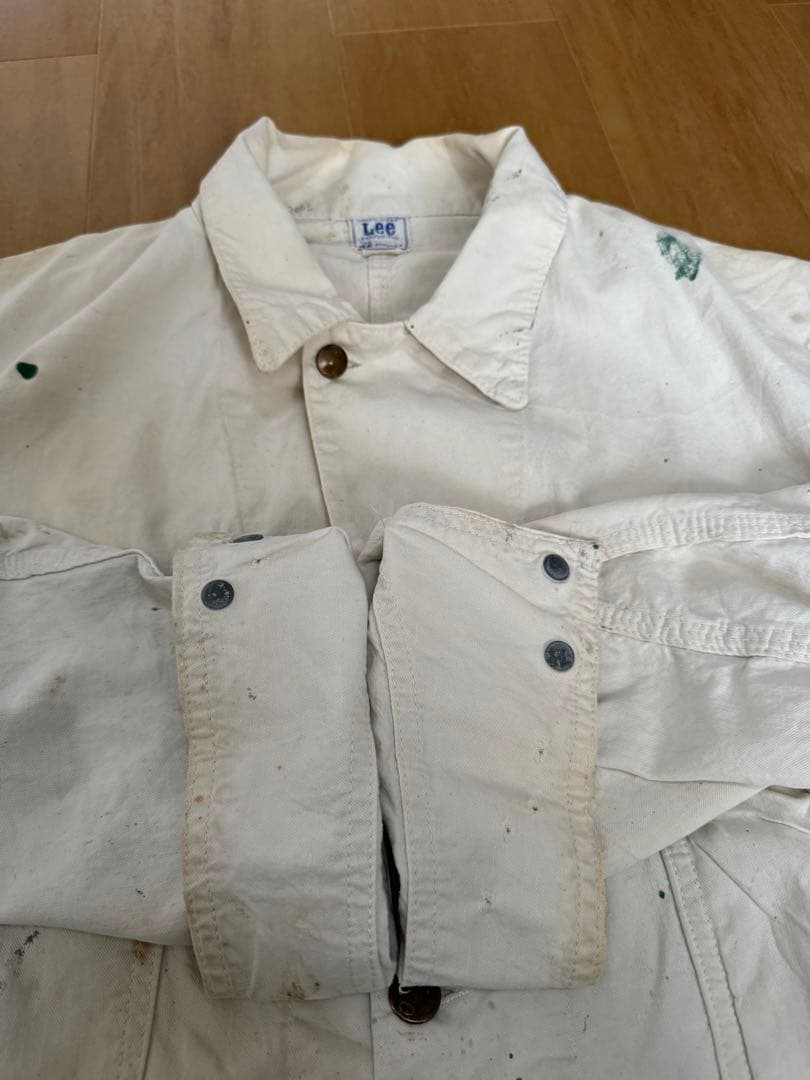 Lee 50s 60s USA製 44-J カバーオール ホワイト 生成り - メルカリ