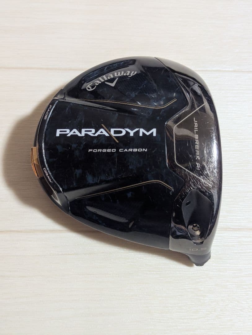 パラダイム　ドライバー　ヘッドのみ PARADYM トリプルダイヤモンドドライバー ヘッドのみ 純正ウェイト付き