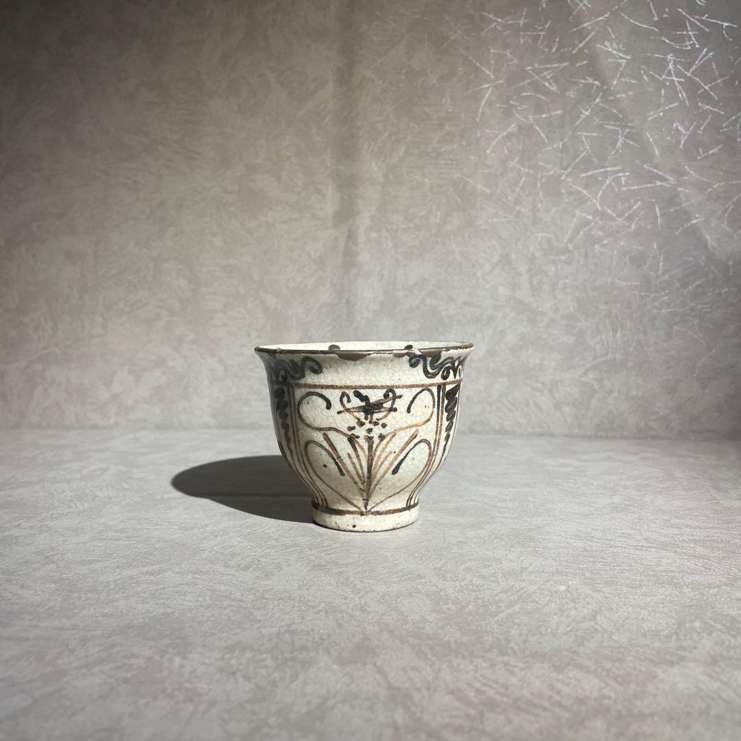 江戸時代後期 絵瀬戸向付 復興織部 再興織部 鉄絵向付 瀬戸焼 美濃焼