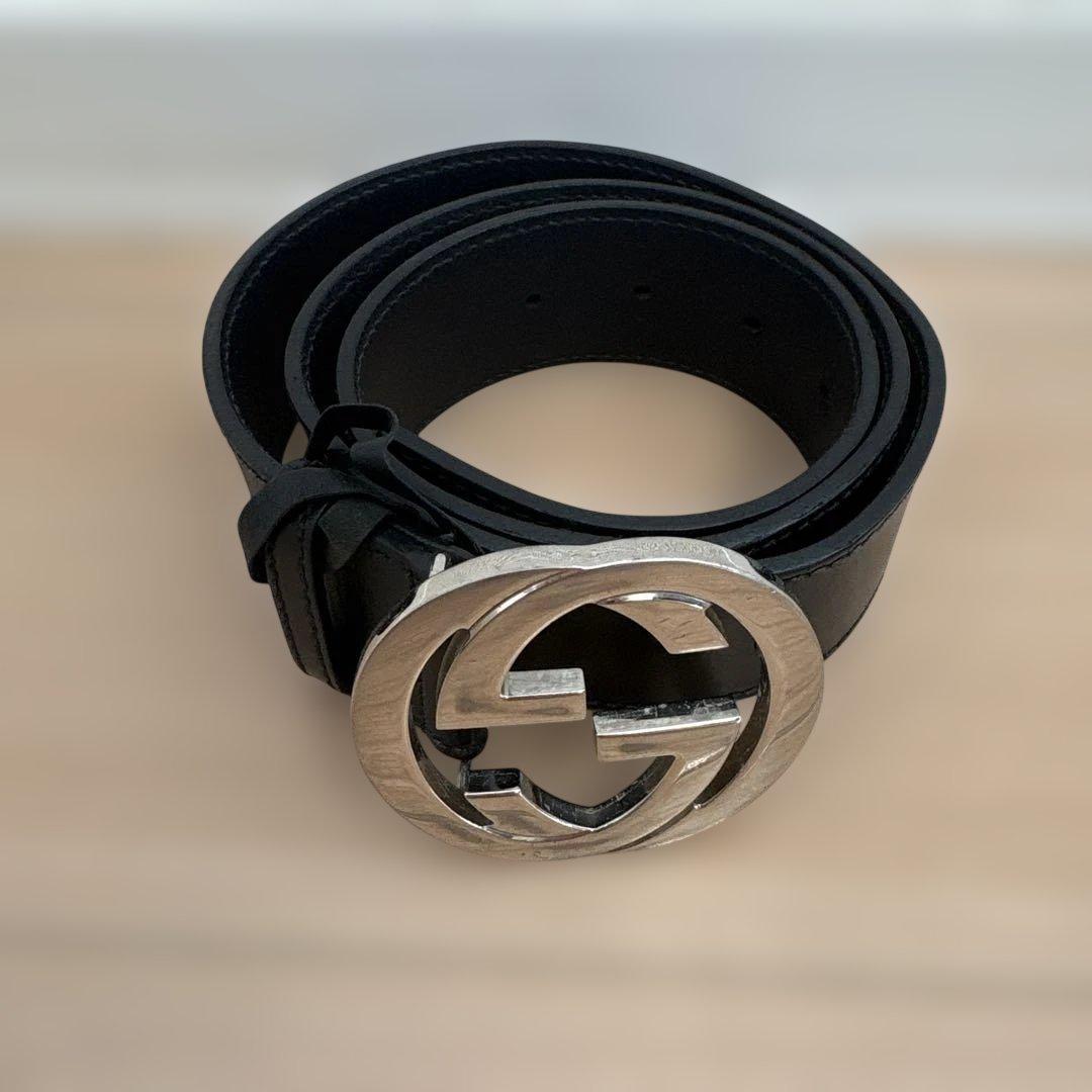 GUCCI ブラックレザー ロゴベルト 楽天市場】グッチ GUCCI メンズ 小物 ベルト レザーベルト ロゴ GGロゴ