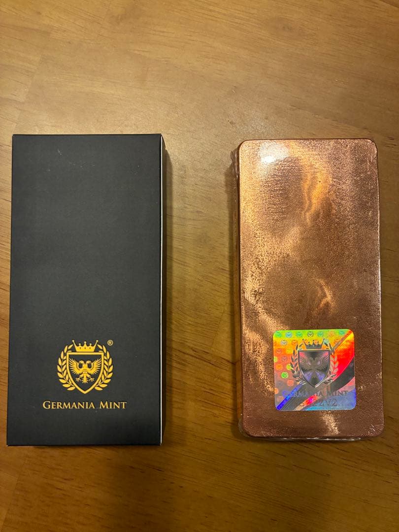 ⭐︎美品 GERMANIA MINT 999.9 純銅バー 1000g - メルカリ