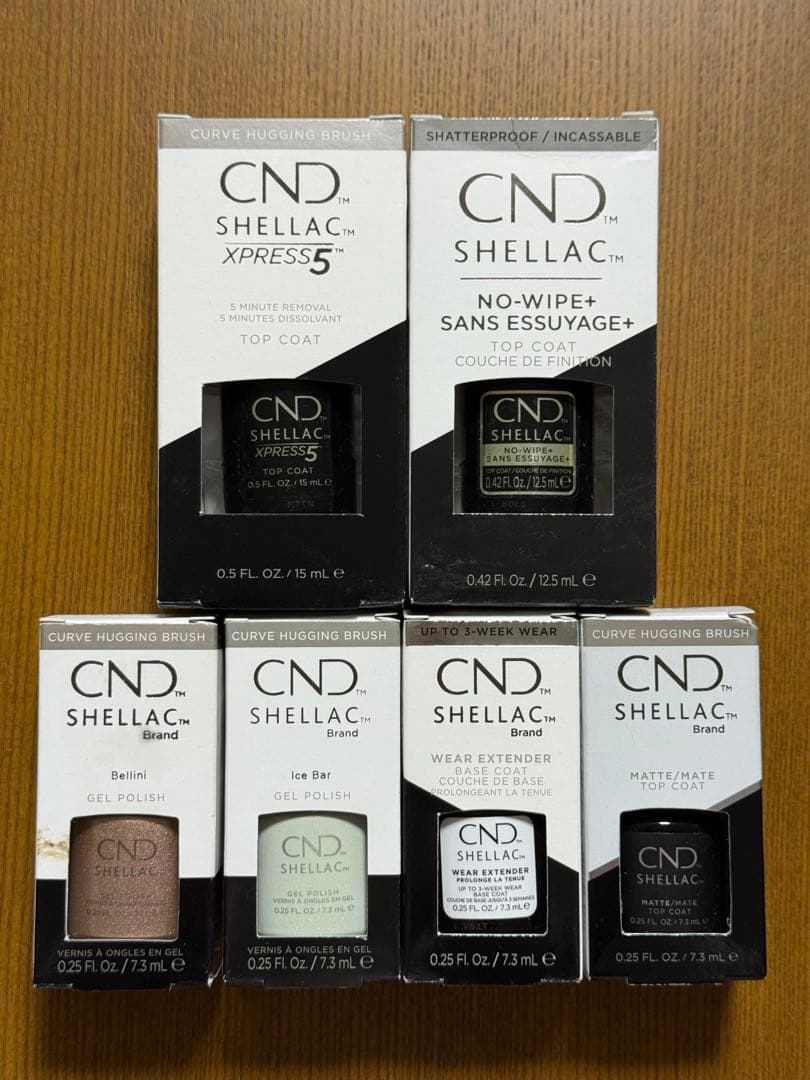 CND SHELLAC ジェルネイルセット CND - Gel Basic Kit, Romantique & Cream Puff – Sleek Nail