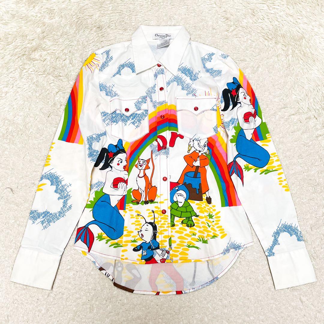 激レア✨クリスチャンディオール ガリアーノ期 カートゥーン総柄