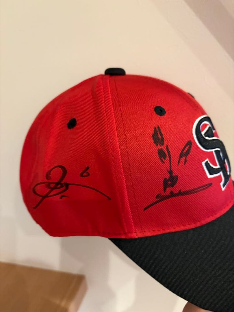 ソフトバンクホークス日本一記念！ 周東・今宮・甲斐サイン入り