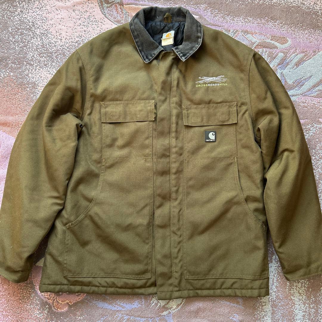 carhartt ダックトラディッショナルコート　企業ロゴ　USA製 mavazishopping_carhartt006