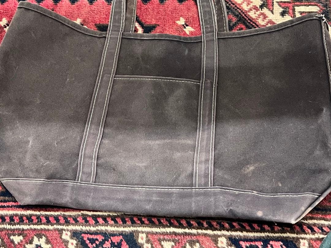 USA製　L.L.Bean フェード ブラック トートバッグ