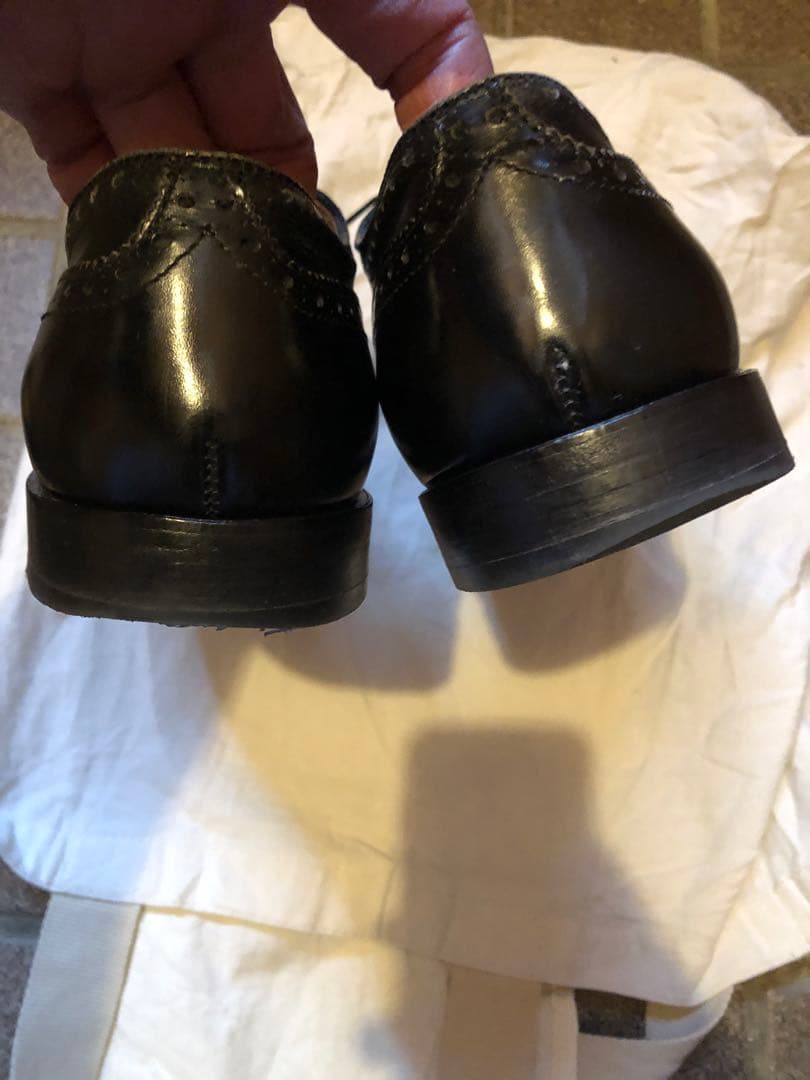 値下げしました。 Alden 909 メダリオンチップ 9半 シューキーパー付