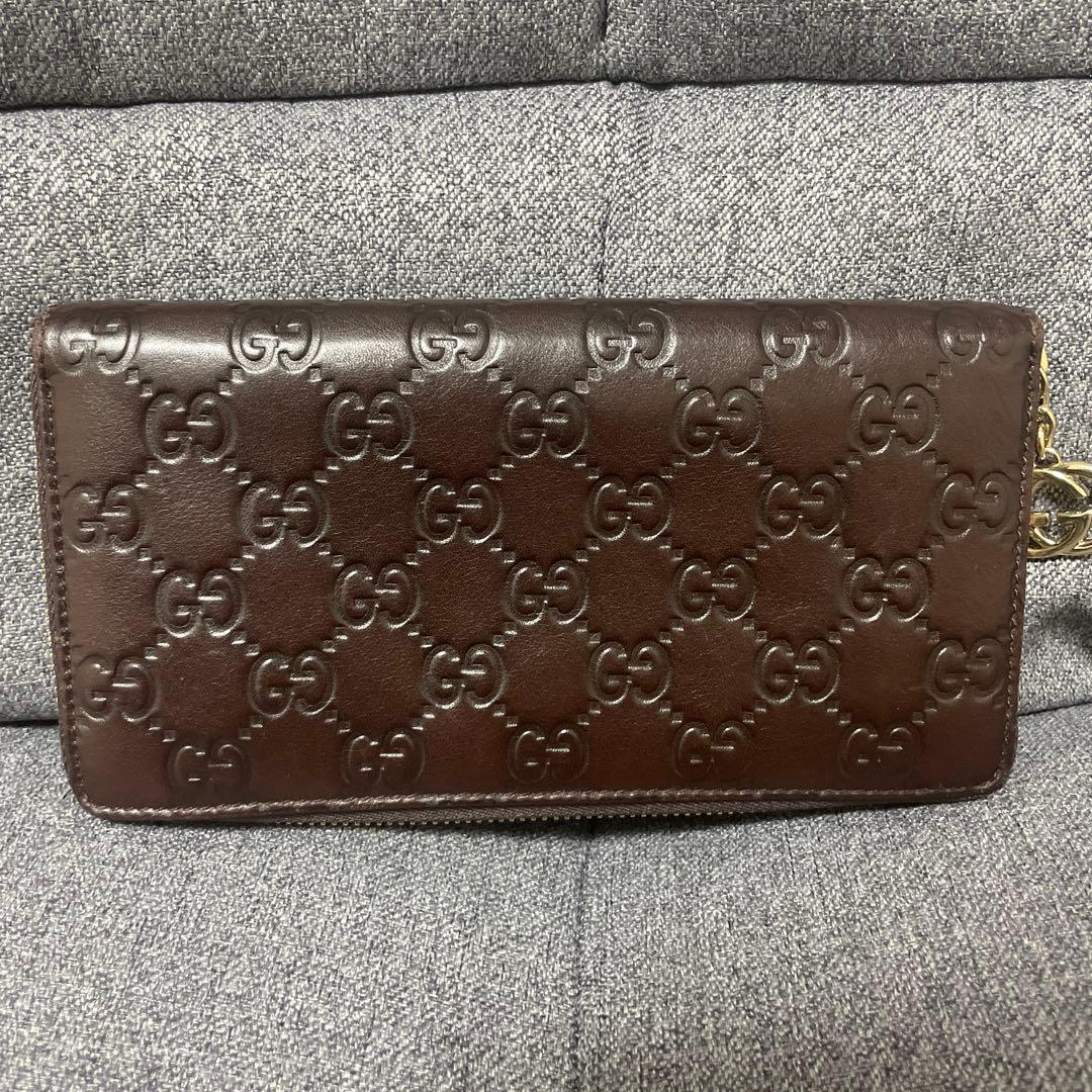 GUCCI GGパターン エンボス 長財布 - メルカリ