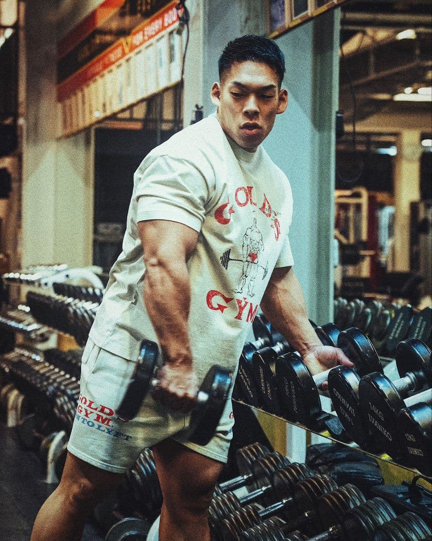 LÝFT × GOLD'S Gym Vintage Logo Big T - メルカリ