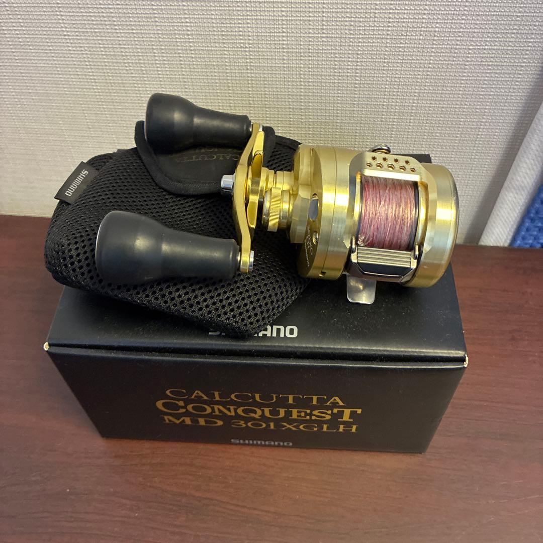リール SHIMANO CALCUTTA CONQUEST MD 301XGLH Shimano Calcutta Conquest MD Casting Reel — Lake Pro Tackle