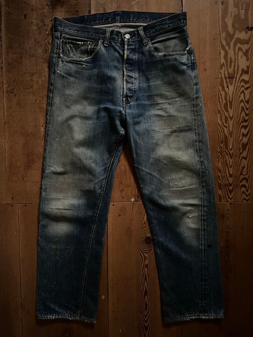 し*も様 60s levi's 501 BIGE ビッグE 足長R W85cm - メルカリ