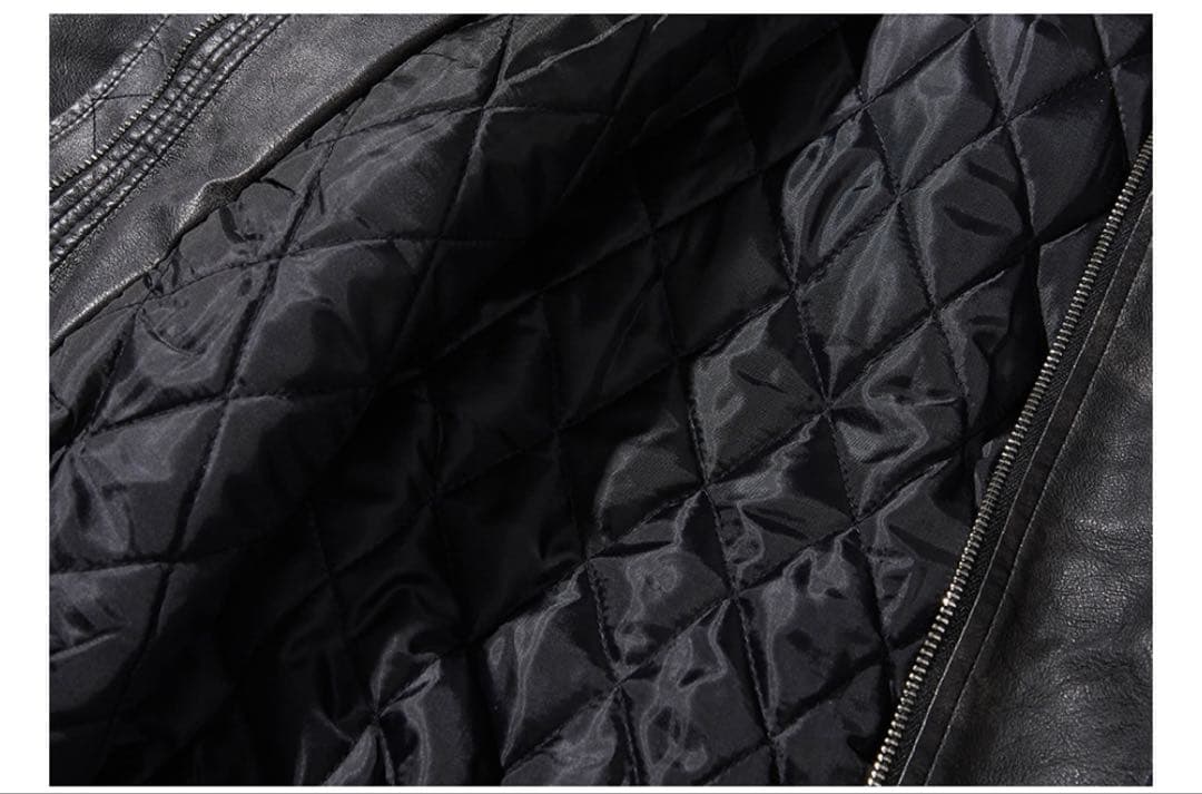 ILLIGO ウォッシュドレザーボンバージャケット ヴィンテージ加工 短丈