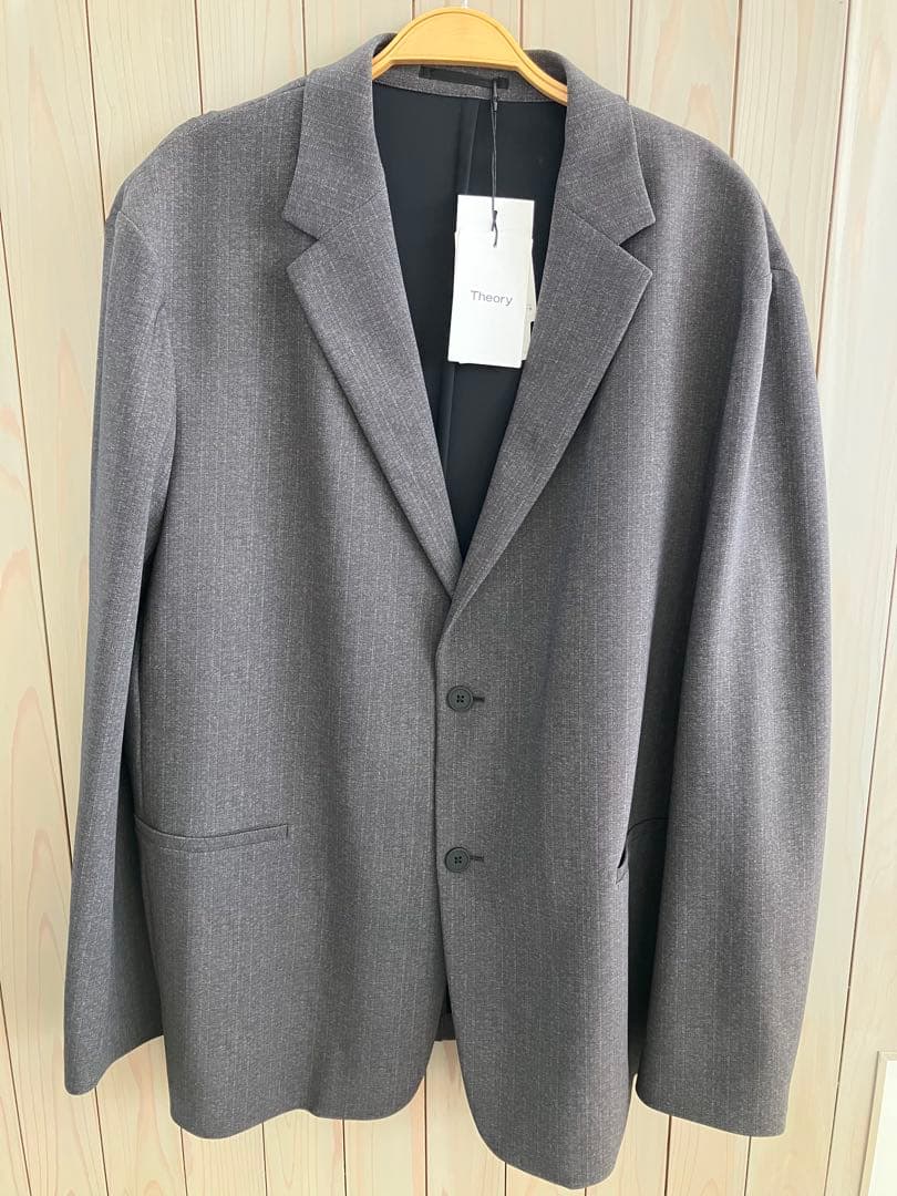 新品！タグ付き！Theory グレー テーラードジャケット - メルカリ