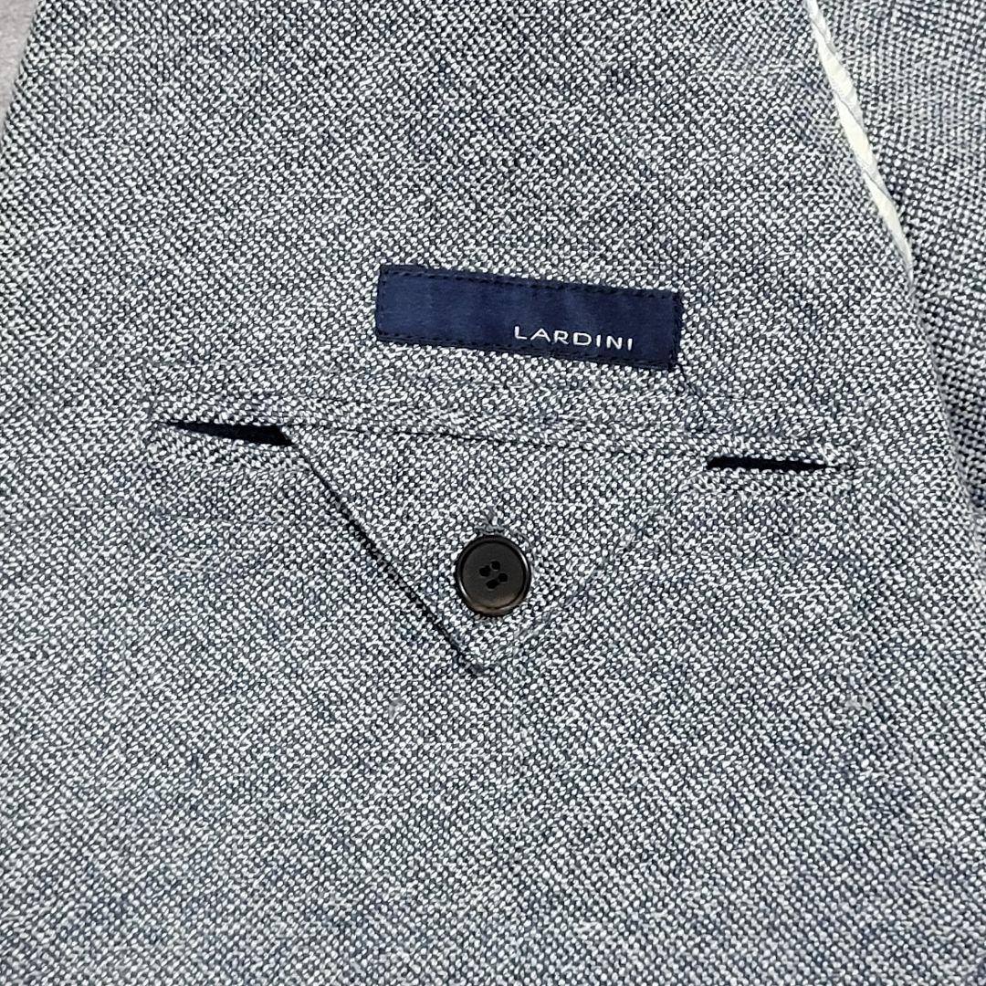 ☆極美品 ラルディーニ 春夏 絹 麻 三者混 テーラードジャケット