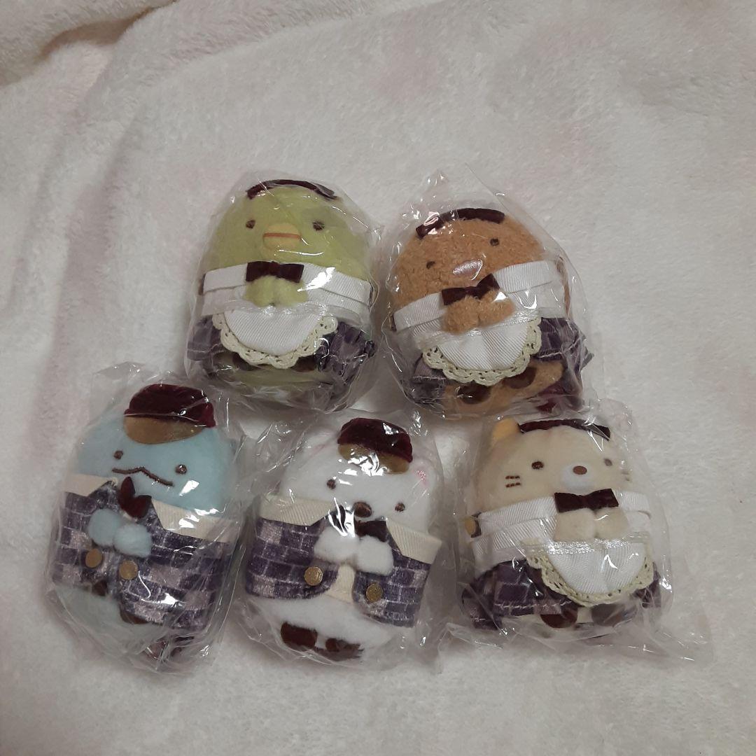 ☆すみっコぐらし 東京駅店限定 てのりぬいぐるみ5点セット 新品