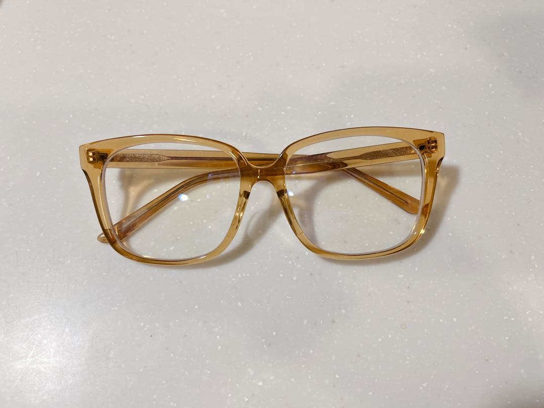 SHISHIKUI Square eye CLEAR BROWN - メルカリ