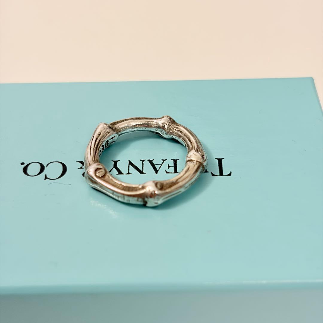 Tiffany & Co. バンブーリング 専用ポーチ付き オールドティファニー