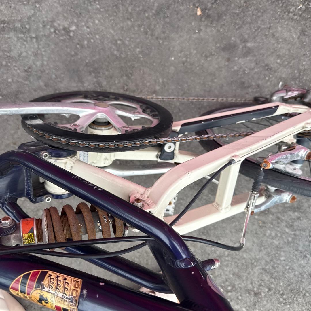 PEUGEOT 折りたたみ自転車 ネイビー CRIQUET - メルカリ