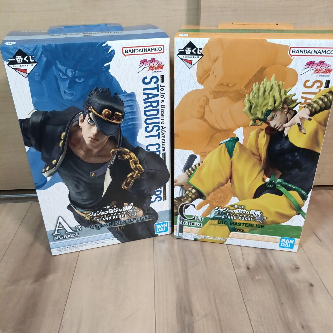 一番くじ ジョジョの奇妙な冒険 空条承太郎 DIO フィギュア 2種　A賞 C賞 ジョジョの奇妙な冒険 一番くじ 空条承太郎 DIO フィギュア A賞ラスト