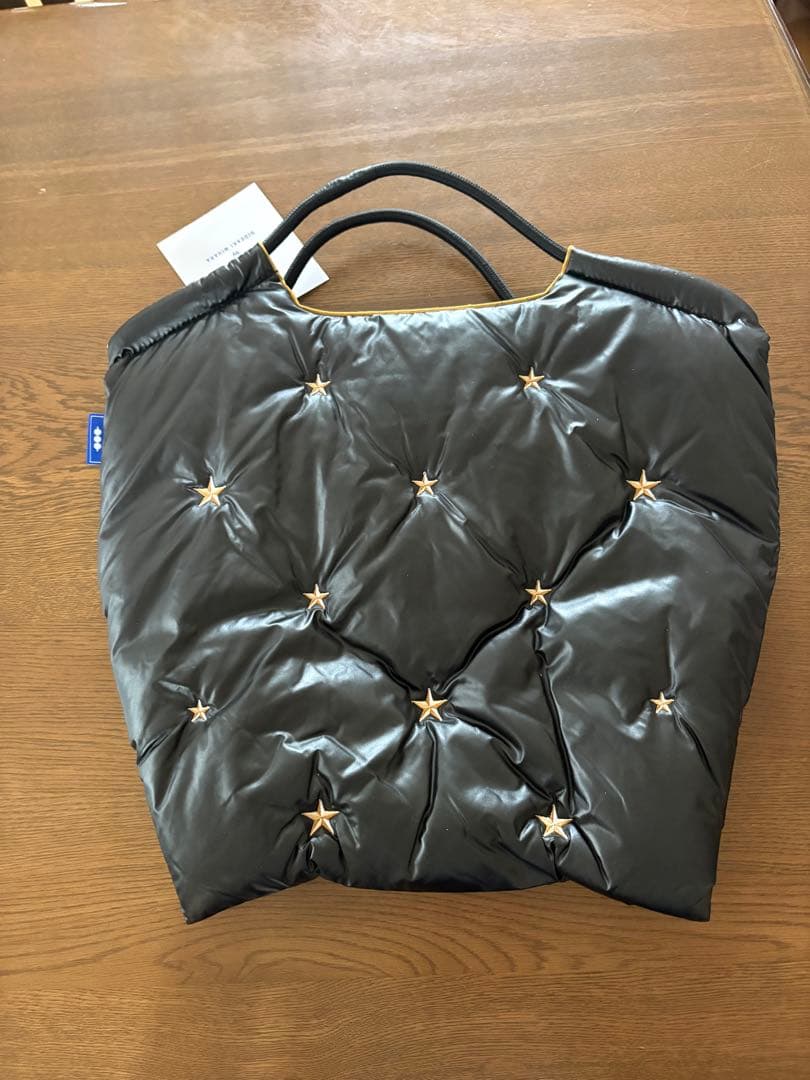 ボールアンドチェーン】ホリデー新作 エコバッグ ステラ M 黒×ゴールド