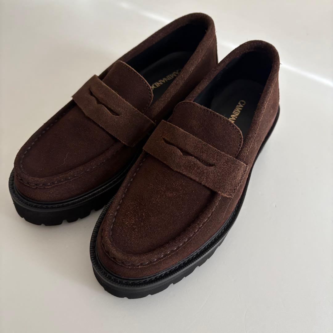 新品deuxieme classe別注 カミナンド スエードローファー 37 - メルカリ