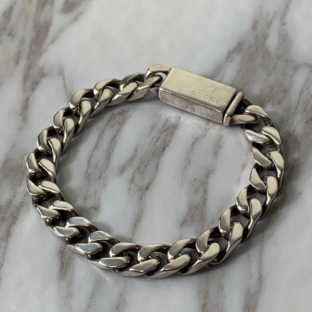 GUCCI 喜平ブレスレット silver925刻印 イタリア製 廃盤 リンク - メルカリ