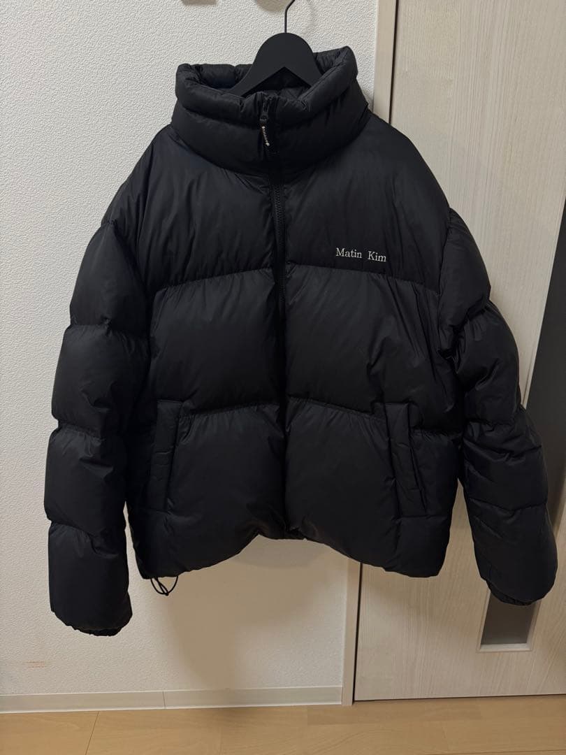 Matin Kim ブラック ダウンジャケット FREE