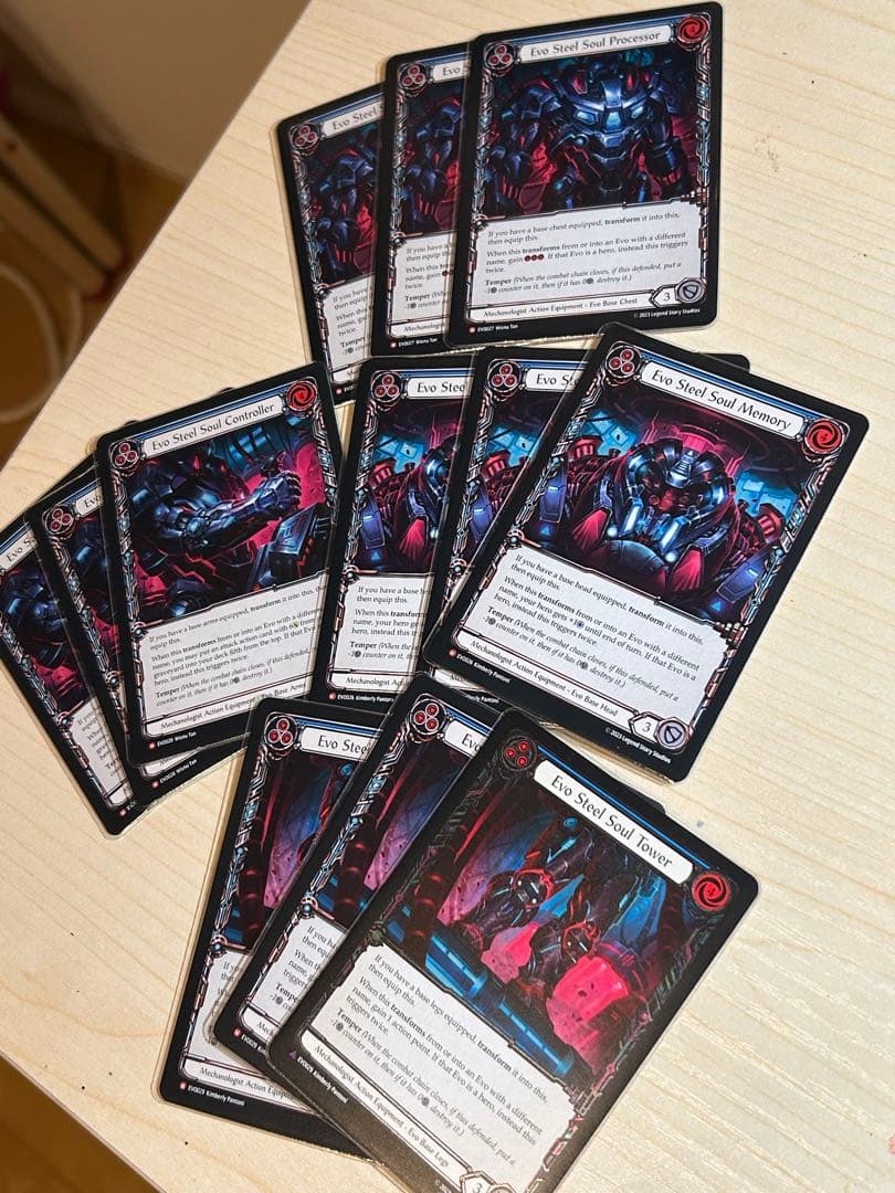 Evo steel soul memory セット flesh & blood Evo Steel Soul Memory - Bright Lights - Flesh & Blood TCG - FaB