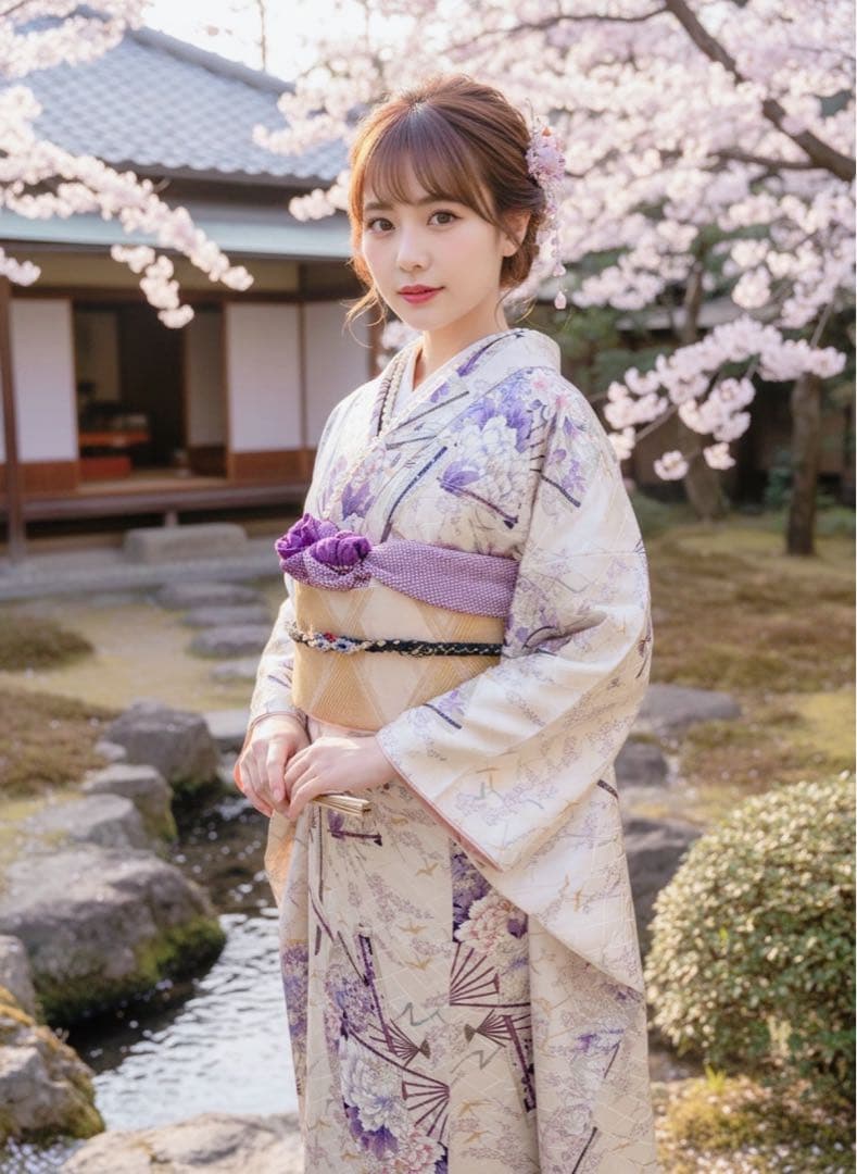 純金箔西陣織帯付き 美品 やまと誂製正絹振袖フルセット 成人式