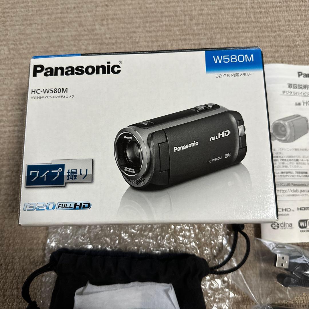 極美品】Panasonic HC-W580M ビデオカメラ 本体&三脚