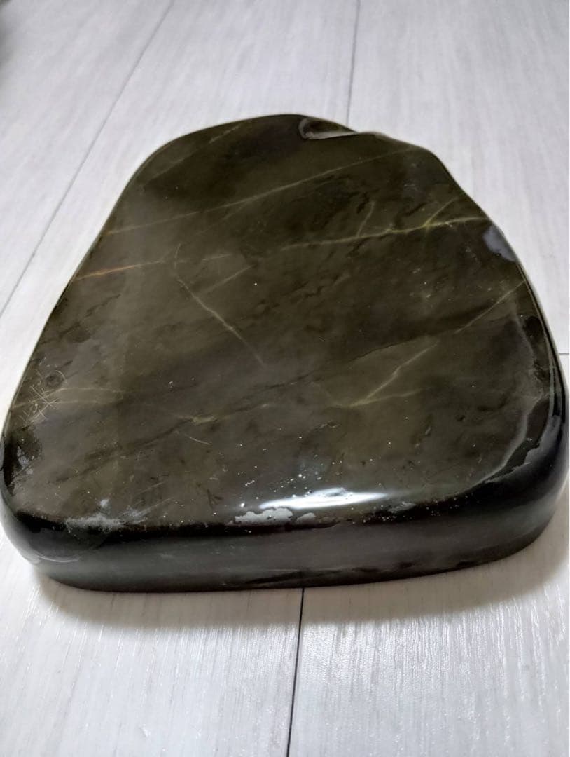 硯【端渓硯 青花・蕉葉白・火捺・金綫など】◇ 8.5吋◇上質箱◇旧老坑