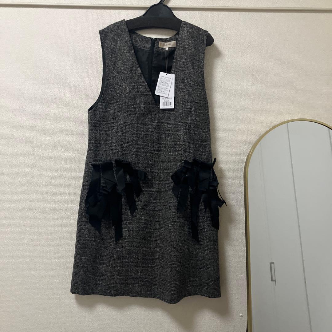 セール中】【新品】ジャスグリッティー デコラリボンジャンスカ 黒