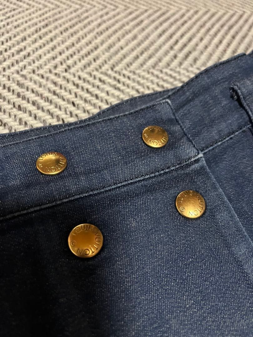 LOUIS VUITTONのデニムスカート40の通販はau PAY マーケット - 輸入