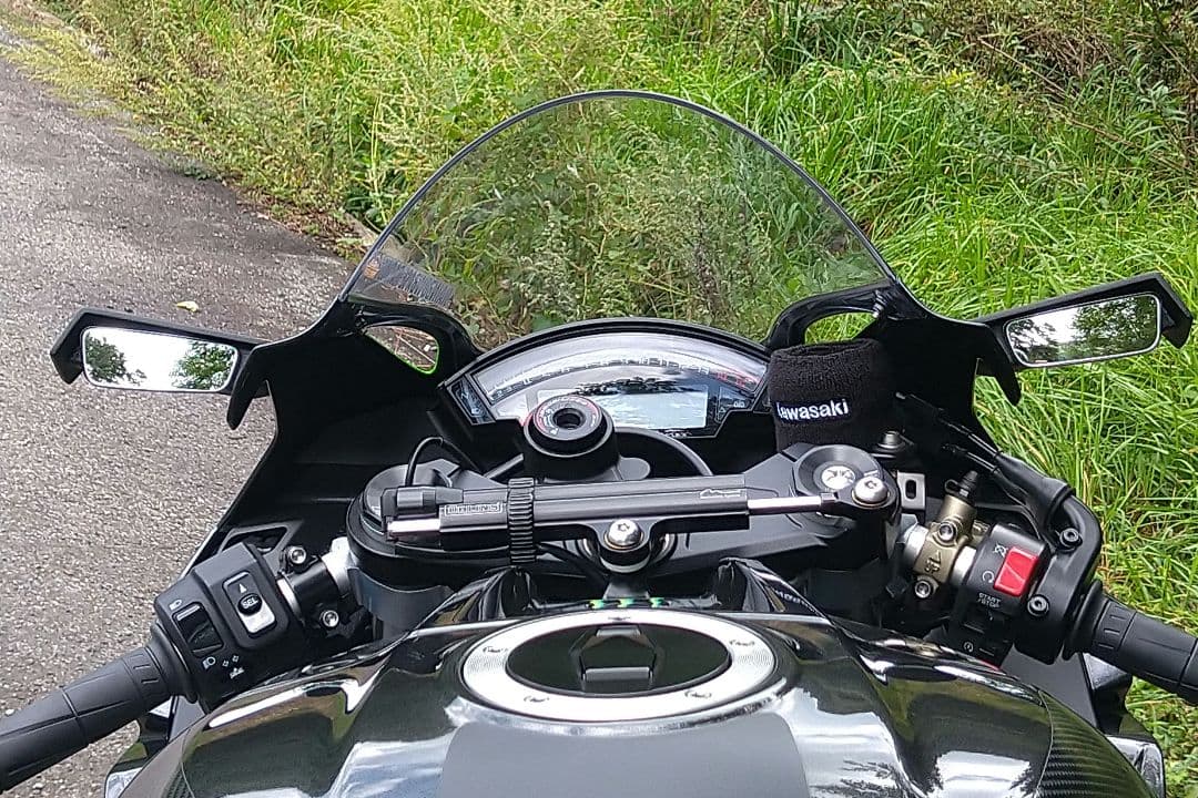 カワサキ ZX10R ウイングミラー LEDウインカー sonluck - メルカリ