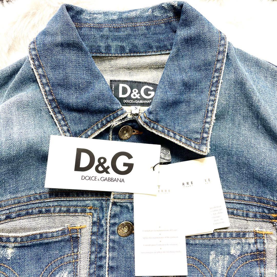 新 品꧂ ⚛️DOLCE&GABBANA ドルガバ デニムジャケット背面ロゴ - メルカリ
