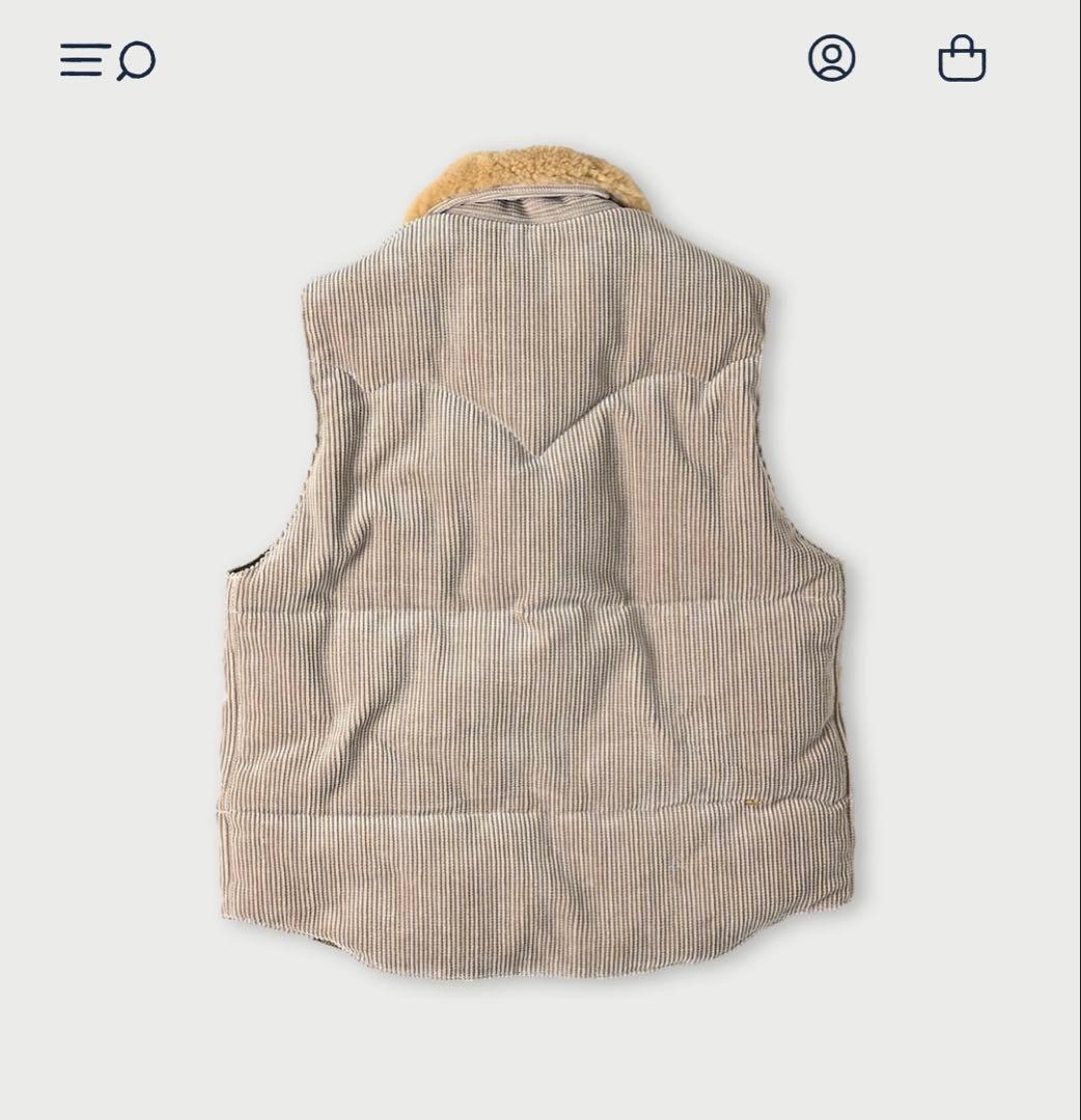 45R セルビッチコーデュロイの908べ スト ¥121,000 羊革 - メルカリ