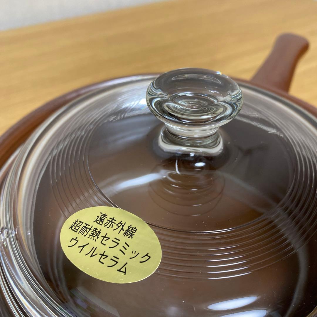 超耐熱セラミック ウィルセラム WEALCERAM 片手鍋 鍋 耐熱 - メルカリ
