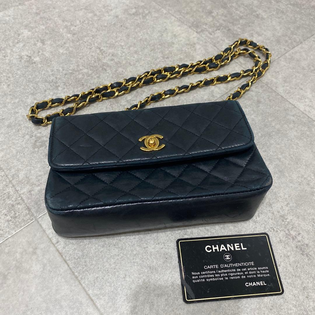 CHANEL シャネル ヴィンテージ チェーンバッグ ミニマトラッセ　ショルダー CHANEL(シャネル) ミニマトラッセ チェーンショルダーバッグ 1755